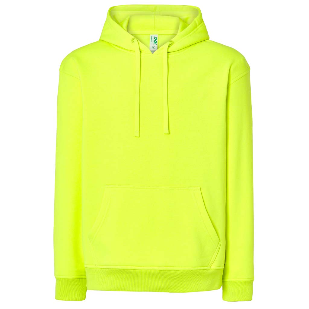 Sudadera capucha JHK OFERTA - AMARILLO FLUOR