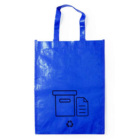 Set 3 bolsas de reciclaje Volga azul