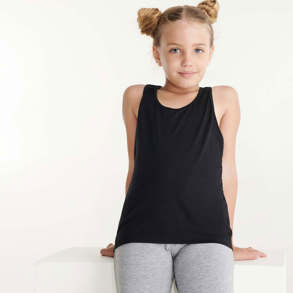 Camiseta deportiva tirantes nadadora mujer Aida foto modelo infantil