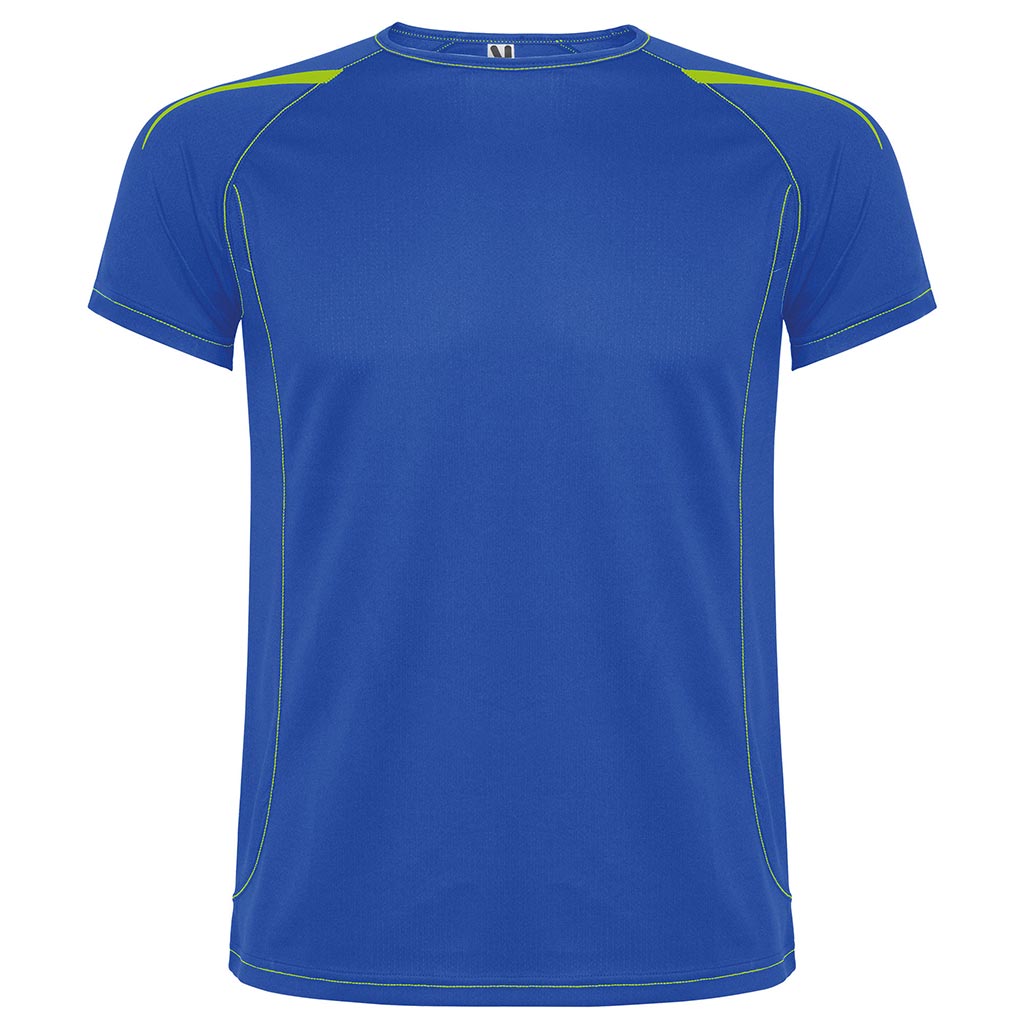 Camiseta tecnica combinada unisex sepang color azul royal