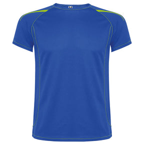 Camiseta tecnica combinada unisex sepang color azul royal