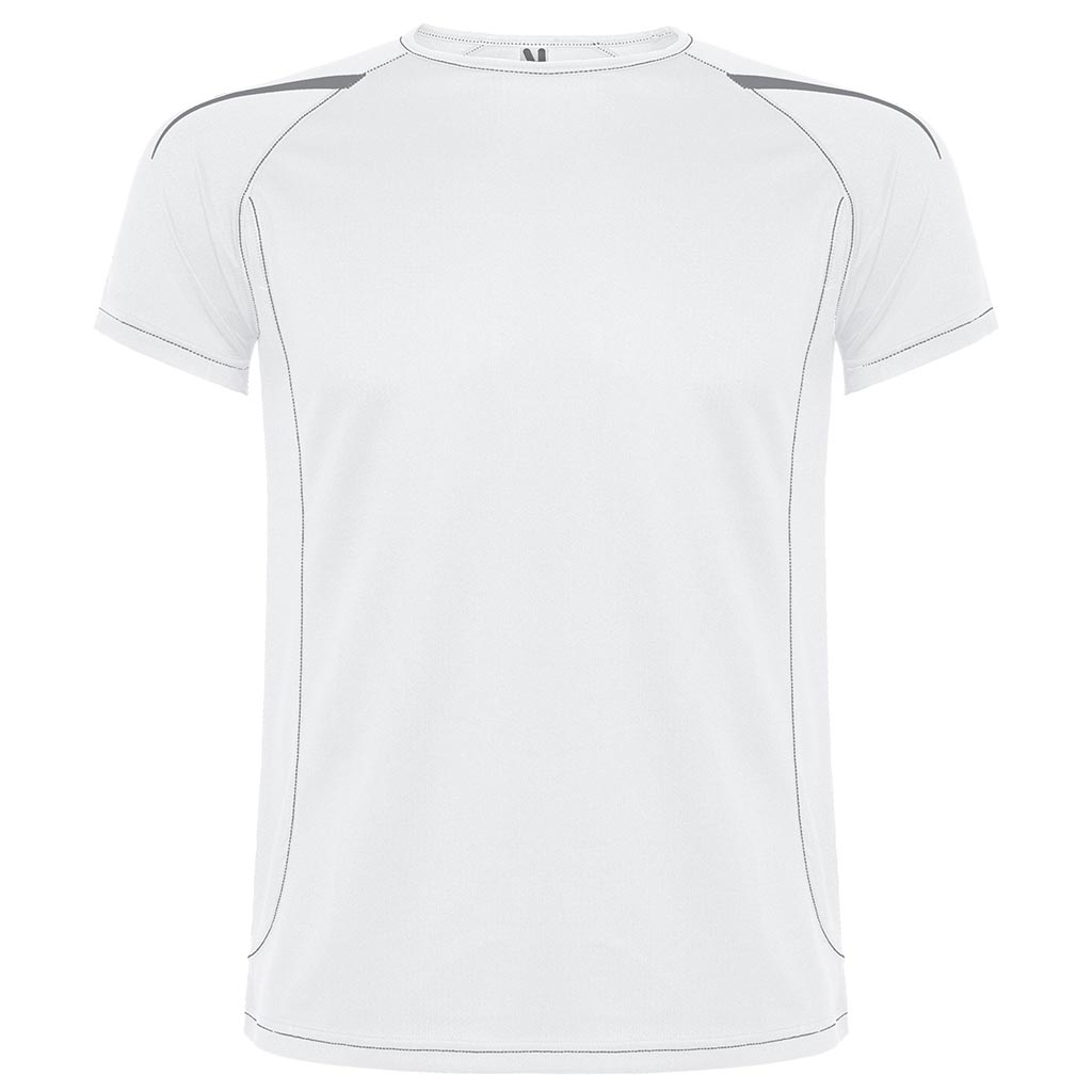 Camiseta tecnica combinada unisex sepang color blanco