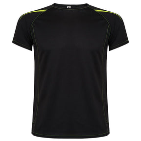 Camiseta tecnica combinada unisex sepang color negro