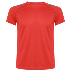 Camiseta tecnica combinada unisex sepang color rojo