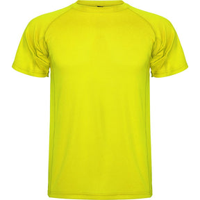 Camiseta técnica montecarlo color amarillo fluor