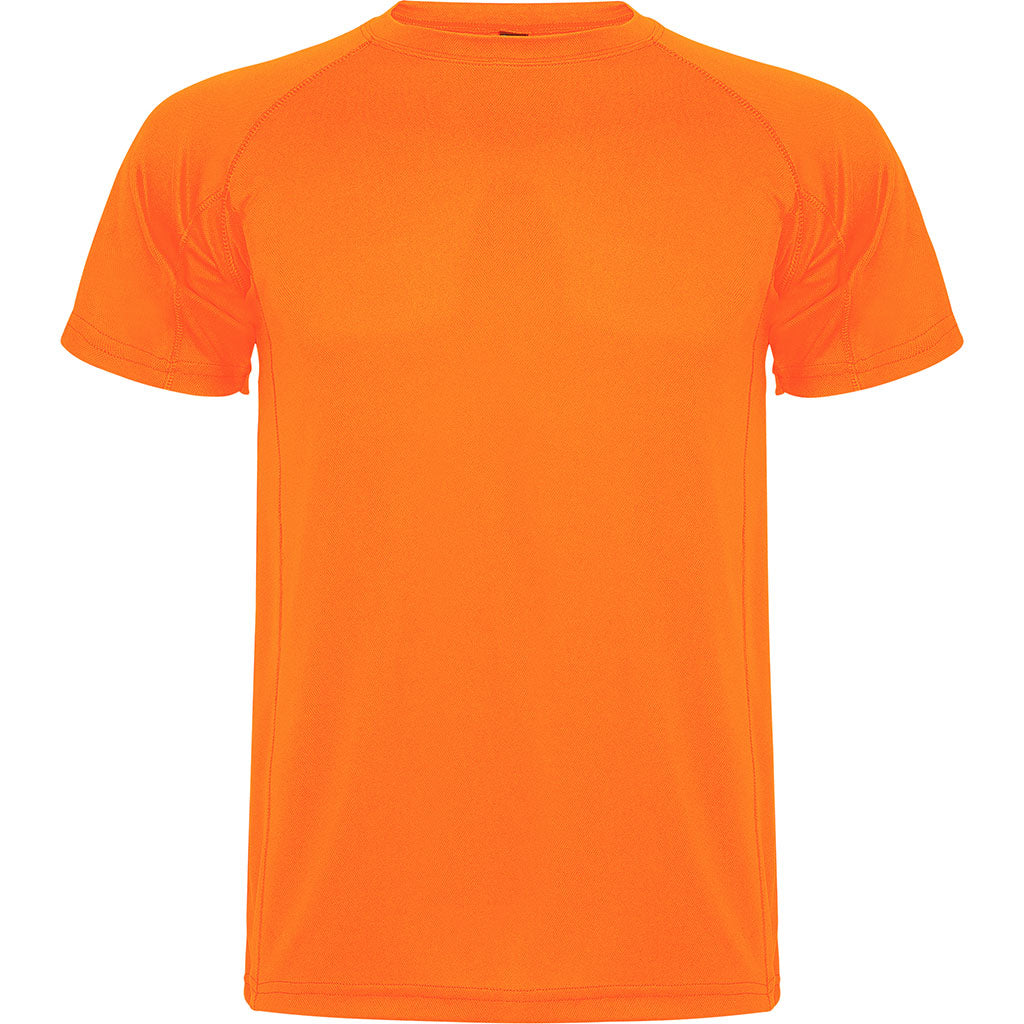 Camiseta técnica montecarlo color naranja fluor