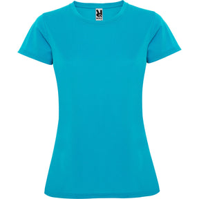 Camiseta técnica montecarlo woman color azul turquesa