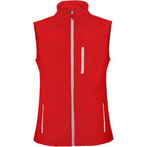 Chaleco Softshell Nevada color rojo