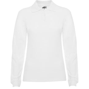 Polo manga larga mujer Estrella - pecho blanco