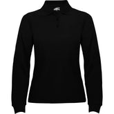 Polo manga larga mujer Estrella - pecho negro