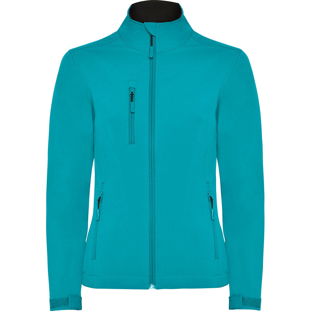 Softshell mujer nebraska woman color aguamarina