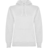 Sudadera capucha combinada mujer urban woman pecho blanco