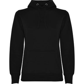 Sudadera capucha combinada mujer urban woman pecho negro