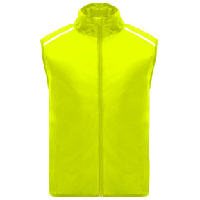 Chaleco técnico running Jannu color amarillo fluor